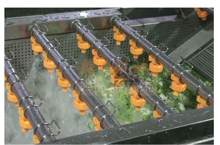 水產(chǎn)公司洗魚的機器 全自動氣泡清洗機(圖6)
