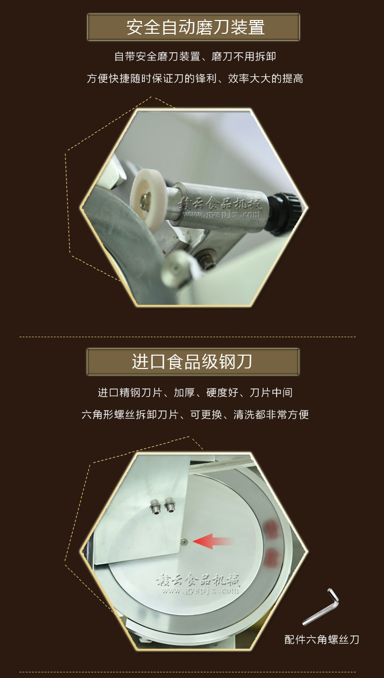 贛云全自動羊肉切片機(jī)，羊肉卷牛肉卷切片機(jī)(圖12)